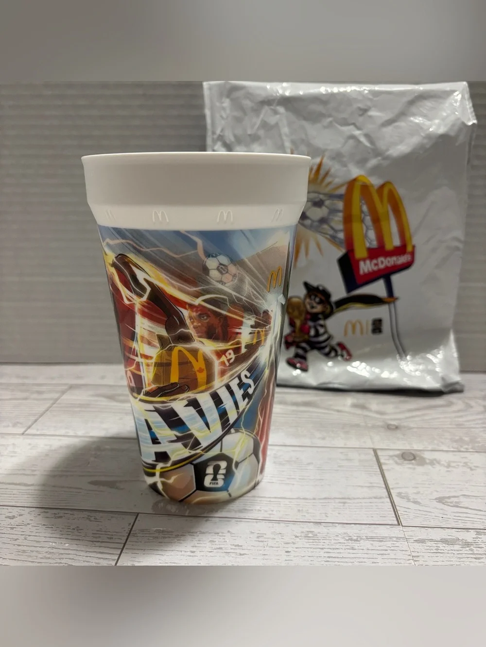 McDonald's World Cup Alphonso Davies Soccer Player FIFA 2026 Collectible Cup